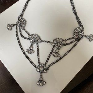 Festoon Rhinestone Crystal Necklace women